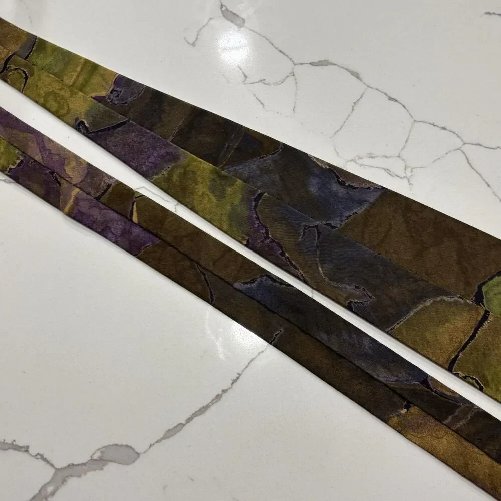 Vintage 90s Metropolis Men’s Polyester Necktie Tie Colorful Abstract USA Made